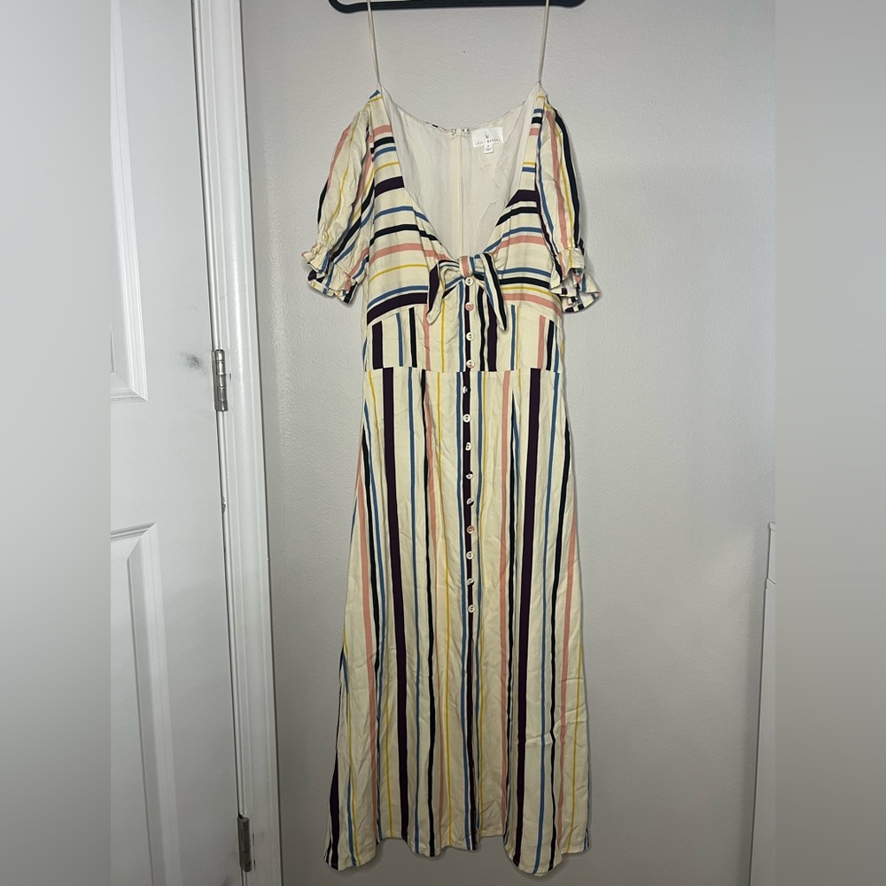 NWOT | Lost + Wander Multicolor Striped Maxi Dress